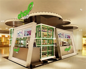 歷下濟南和諧廣場內(nèi)甜品店裝修