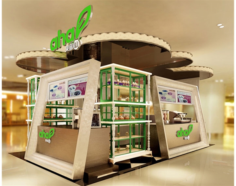 歷下濟南和諧廣場內(nèi)甜品店裝修